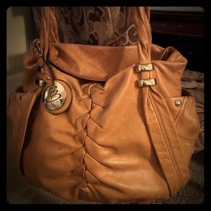 B Makowsky Soft Leather Shoulder Bag